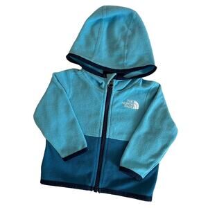 The North Face Color Block Fleece Zip Hoodie/Jacket Size 3 - 6‎ Months